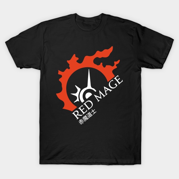 Red Mage - For Warriors of Light & Darkness T-Shirt by Asiadesign